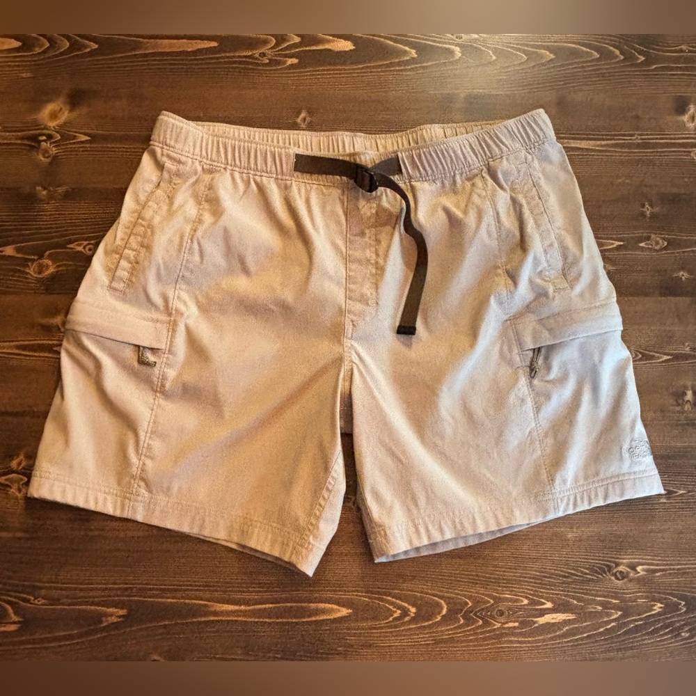 The North Face Beige Cargo Shorts